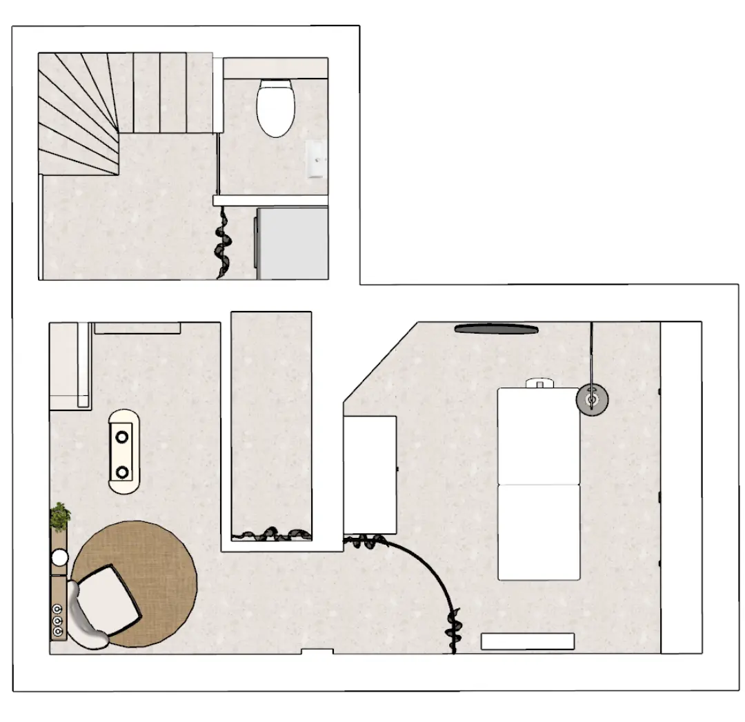 Vue en plan