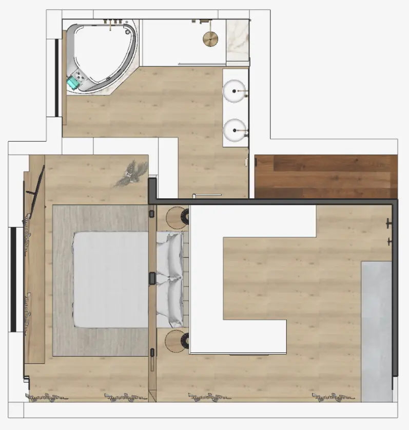 Vue en plan