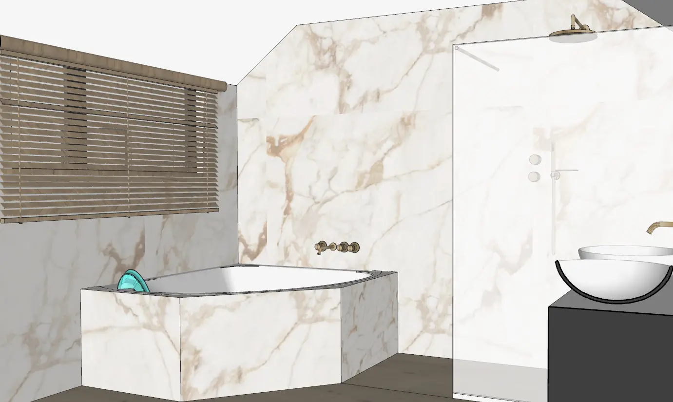 Douche salle de bain
