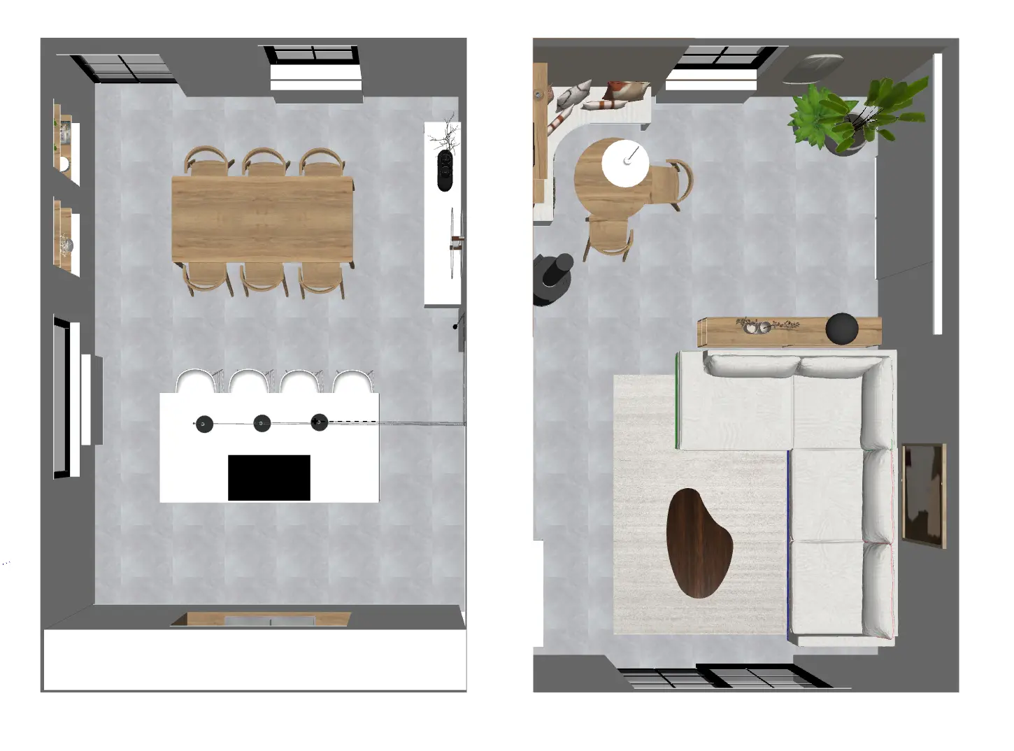 Vue en plan