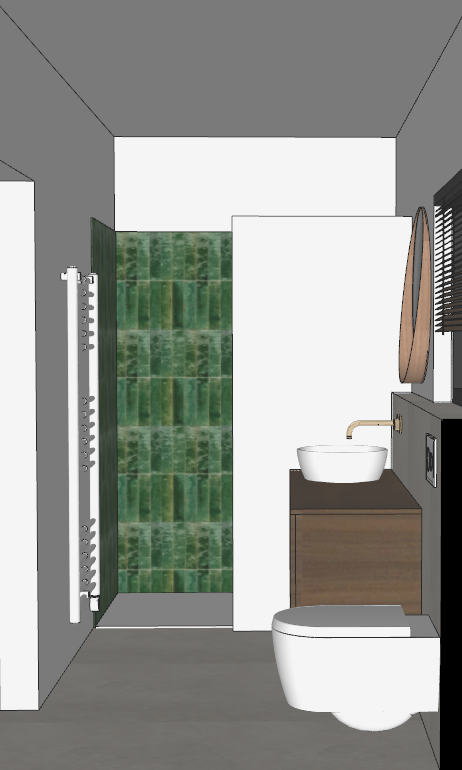 Carrelage vert